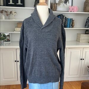 Men’s GAP Gray Shawl Collar Sweater